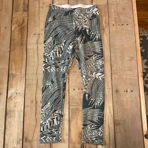 Nike Leggings Plant Pattern